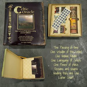 NWOT The Celtic Oracle Kit Book and Card Set by Gerry Maguire Thompson. Tarot